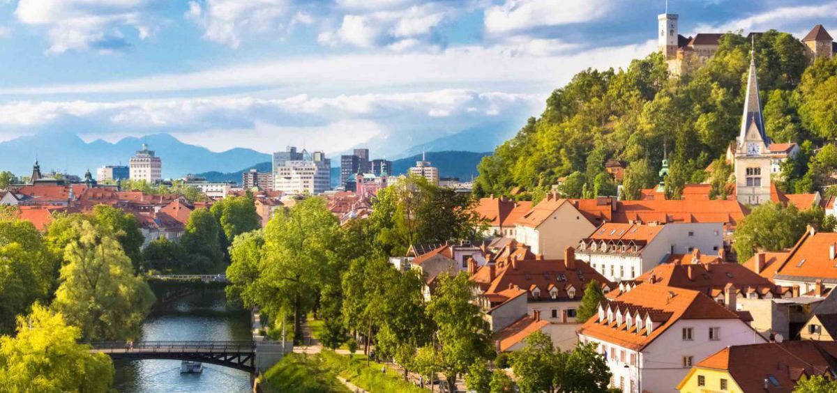 Panorama von Ljubljana.